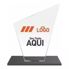 7 Troféus Personalizados Em Acrílico + 8 Medalhas 6 Cm