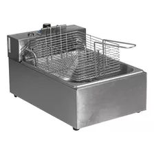 Fritador Profissional Em Inox 5l 110v C/ 1 Cuba + Garantia