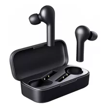 Auriculares In-ear Gamer Inalámbricos Qcy T5 Black Con Luz Led