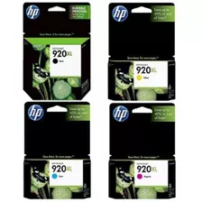 Kit 4 Cores Cartucho Hp 920xl K M C Y