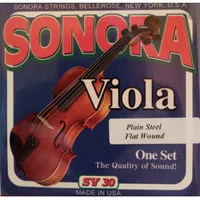 Set De Cuerdas Para Viola Sonora Sv 30 Made In Usa 