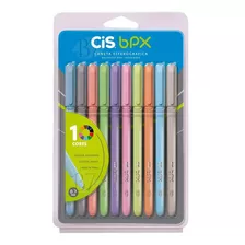 Caneta Bpx - 10 Unidades - Cis Coloridas Cor Da Tinta 10 Cores