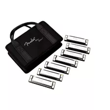 Armónicas Fender® Blues Deluxe Harmonicas 7-pack With Case