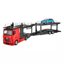 Camion Burago Mercedes Benz Carrier + Auto 1:43 Febo