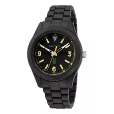 Reloj Nautica Napmbf202 Para Hombre Malla Negro Bisel Negro Fondo Negro