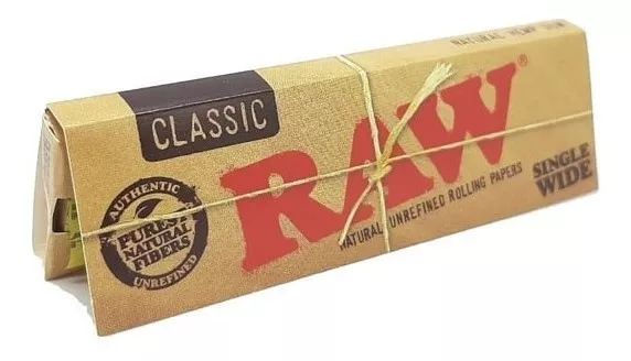 Cajita De Rolling Papers Cueros Raw Classic #7
