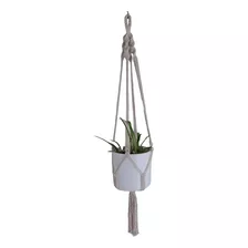 Colgante Para Plantas Macramé Largo 100cm Soporte Tejido 