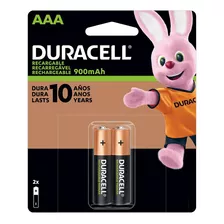 Pilha Recarregável Aaa 900mah Com 2 Unidades - Duracell