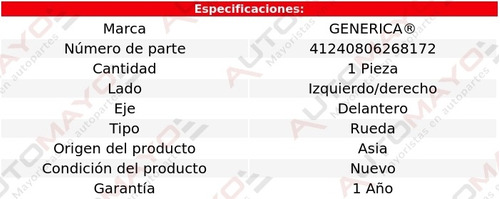 1 Maza Rueda Izq/der Del Rav4 Toyota 2006-2012 Foto 2