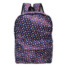 Mochila De Costas Coracoes Rosa Cruzeiro