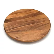 Lipper International 1118 Acacia Wood 18 Lazy Susan Cocina G