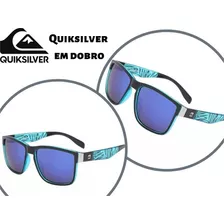 2x Óculos De Sol Masculino Quiksilver Proteção Uv400 P. Ent.