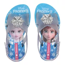 Sandália Infantil Princesa Frozen A Rainha Da Neve