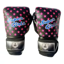 Luva Kids Boxe Muay Thai Infantil Super Girls Fight Brasil