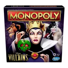 Monopoly Disney Villains Juego De Mesa (ingles) Hasbro