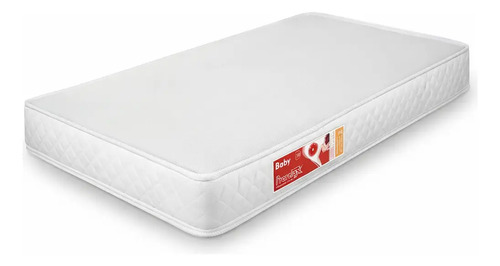 Colchão Berço Americano 130x70x10 Cm Branco