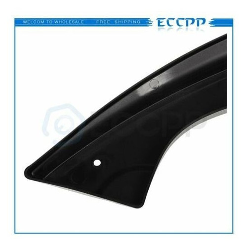 Fits 16-18 Honda Civic 2x Glossy Black Rear Bumper Lip  Ecc1 Foto 6