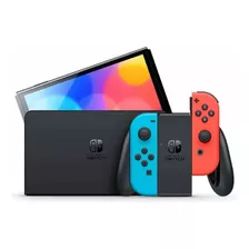 Consola Nintendo Switch Oled Neon Rojo & Neon Azul 64gb 4gb