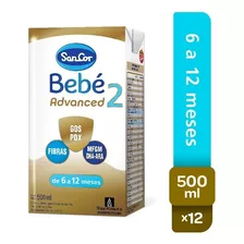 Sancor Bebe Advanced Formula Etapa 2 Brick 12 Unid X 500 Ml