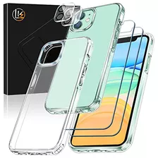 Estuche 5 1 iPhone 11, 2 Protectores De Pantalla De Vid...