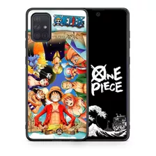 Funda Galaxy A71 Luffy One Piece Uso Rudo Tpu / Pm 