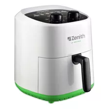 Freidora De Aire Caliente Zenith Z-fryer Sin Aceite 3.6 Lts Color Blanca Y Verde