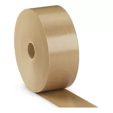 10 Rollos Cinta Engomada Empaque Papel Kraft 7.62 Cm X 75 Mt