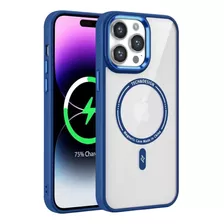 Carcasa Magnetic Tpu Para iPhone 15 + Lamina Vidrio