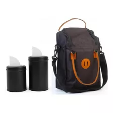  Mochila Matera Mate Porta Termo + Yerbera Azucarera Latas