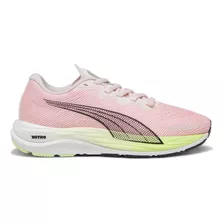 Zapatillas Puma Velocity Nitro 2 Mujer Running Rosa