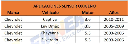 Sensor Oxigeno Chevrolet Captiva Luv Dmax Cheyenne Silverado Foto 6