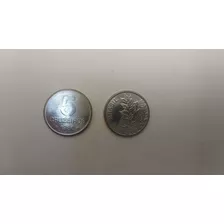 Loucura Moeda 5 Centavos De 1980 - Aço Inoxidável - Café