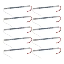 Kit 10 Fonte Slim Driver Para Perfil Fita De Led 12v 5a 60w