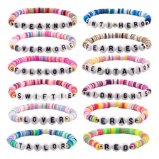 Pack 12 Pulseras De Taylor Swift 