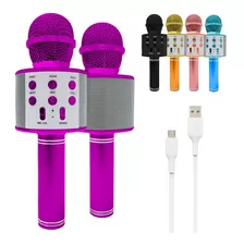 Microfono Karaoke Bluetooth Inalambrico Parlante Recargable