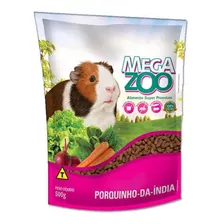 Alimento Ração Para Porquinho Da India 500g Megazoo Premiu