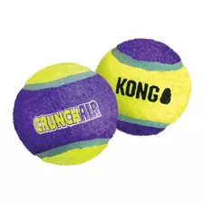 Juguete Para Perros Kong Crunch Air Ball Small X 3 Color Amarillo/violeta