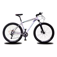 Mountain Bike Kore Nile 2022 R29 L 21v Frenos De Disco Hidráulico Cambios Index Y Semsah Mx8 Color Plateado 