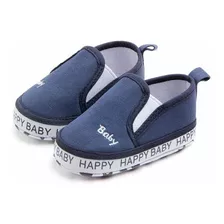 Zapatilla Importada De Lona Para Bebé Marca Baby Happy