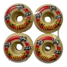 Roda Milk Skate 53 Mm 101a Red Circle Importada