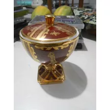 Vaso De Porcelana Dp Antigo Handcrafted 20-24 Karat Gold