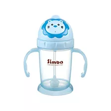 Vaso Entrenador Con Popote Para Bebé De 8 Oz (azul)