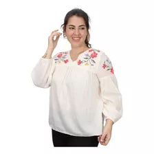 Blusa Old Navy Talle Grande Bordada Mexicano Calidad Premium