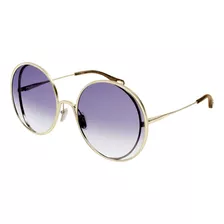 Gafas De Sol Chloe Ch0037sa-30009908005 Para Mujer Dorado/ma