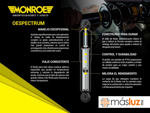 Kit 4 Amortiguadores Gas Oespectrum Cx-5 Mazda 14/16 Monroe Foto 2