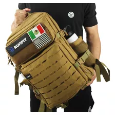 45l Mochila Táctica Caki Militar Camping Gym Crossfit Runfit