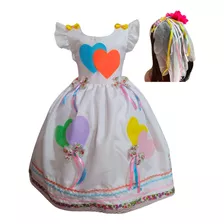 Vestido De Noivinha Para Festa Junina Infantil