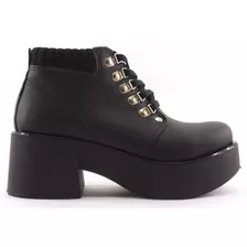 Botas Mujer Dama Acordonada Plataforma Puño Candy Cshoes