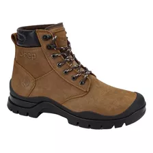 Bota Hiker Tactico Todoterreno Jeep 250 Bronce Para Hombre