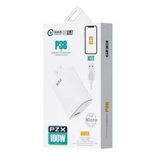 Cargador Pzx 100w Potente Para Celular Lightning O Tipo C